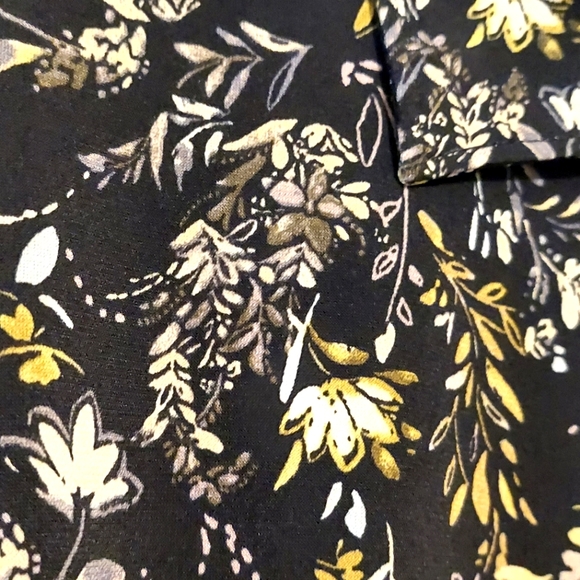 π£ Joe Fresh Women's Floral Button-Down Tie Waist Long Sleeved Dress NWT Size XS - Picture 6 of 11